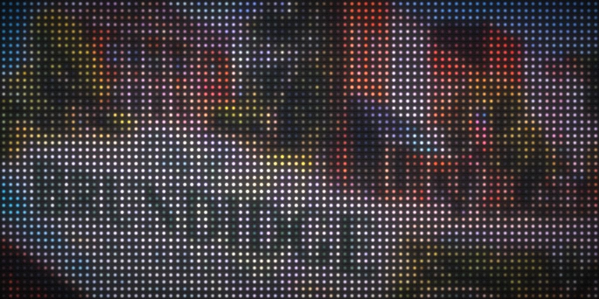 Same photo on a 10mm display: rougher edges